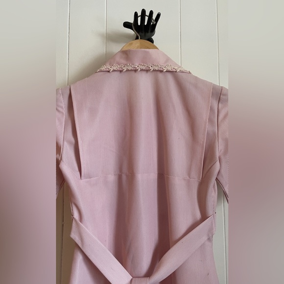 🔴SOLD~⚡️RARE Vintage 1974 Nurses uniform top XS pink & white - Picture 6 of 8